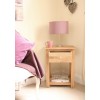 Mobel Oak Furniture One Drawer Lamp Table COR10A